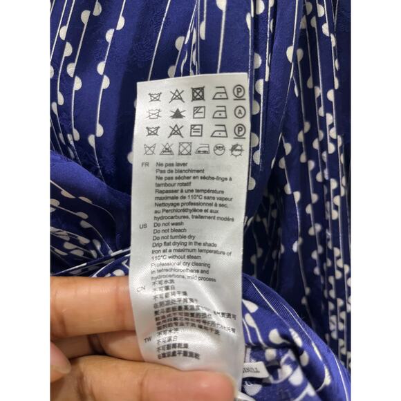 Sandro Paris Angel Short Printed Mini Dress Sz 36 Size Small - Picture 5 of 8